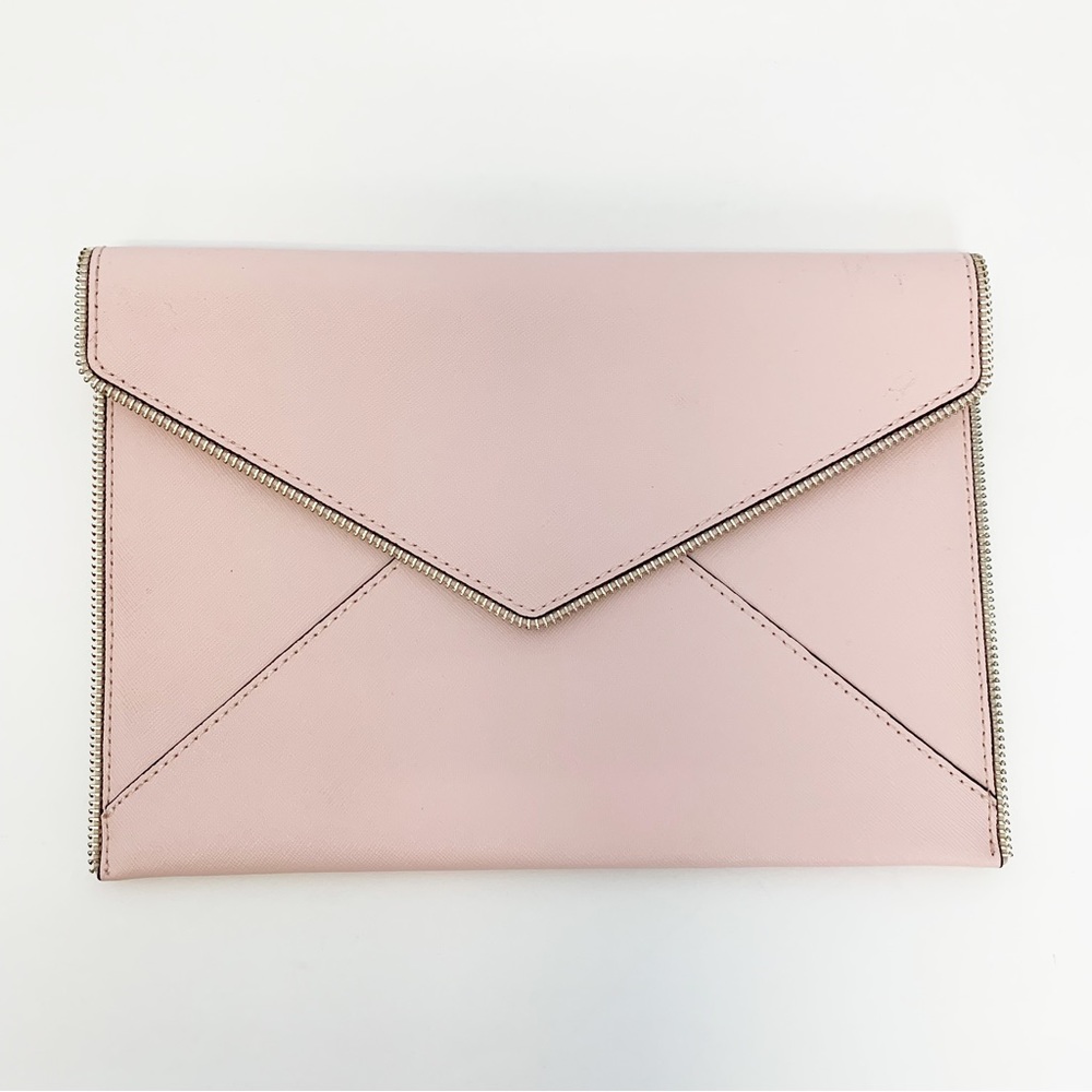 Rebecca Minkoff Pale Pink Envelope Clutch